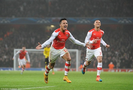 Thêm 5 CLB lọt vào vòng knock-out Champions League - 1 Arsenal giành vé đi tiếp sau chiến thắng trước Dortmund