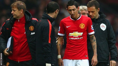 Di Maria, Rooney chấn thương, MU méo mặt - 1 Di Maria chấn thương trong trận đấu với
Hull City