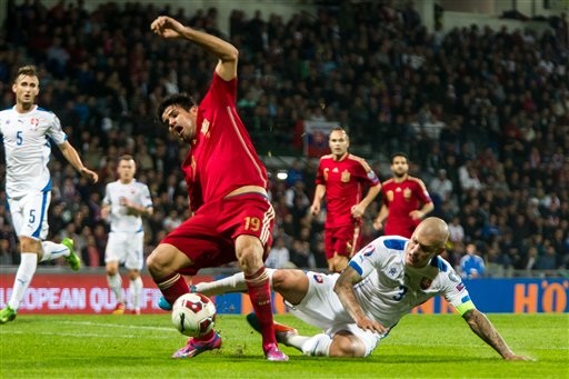 Tây Ban Nha giành trọn 3 điểm với đội hình thiếu sao? - 1 Diego Costa không thể sát cánh cùng đồng đội ở cuộc đấu với Belarus đêm nay