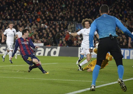 Những khoảnh khắc “cây đinh ba” Messi-Neymar-Suarez nhấn chìm PSG - 17 Lionel Messi đã có 75 bàn thắng tại Champions League