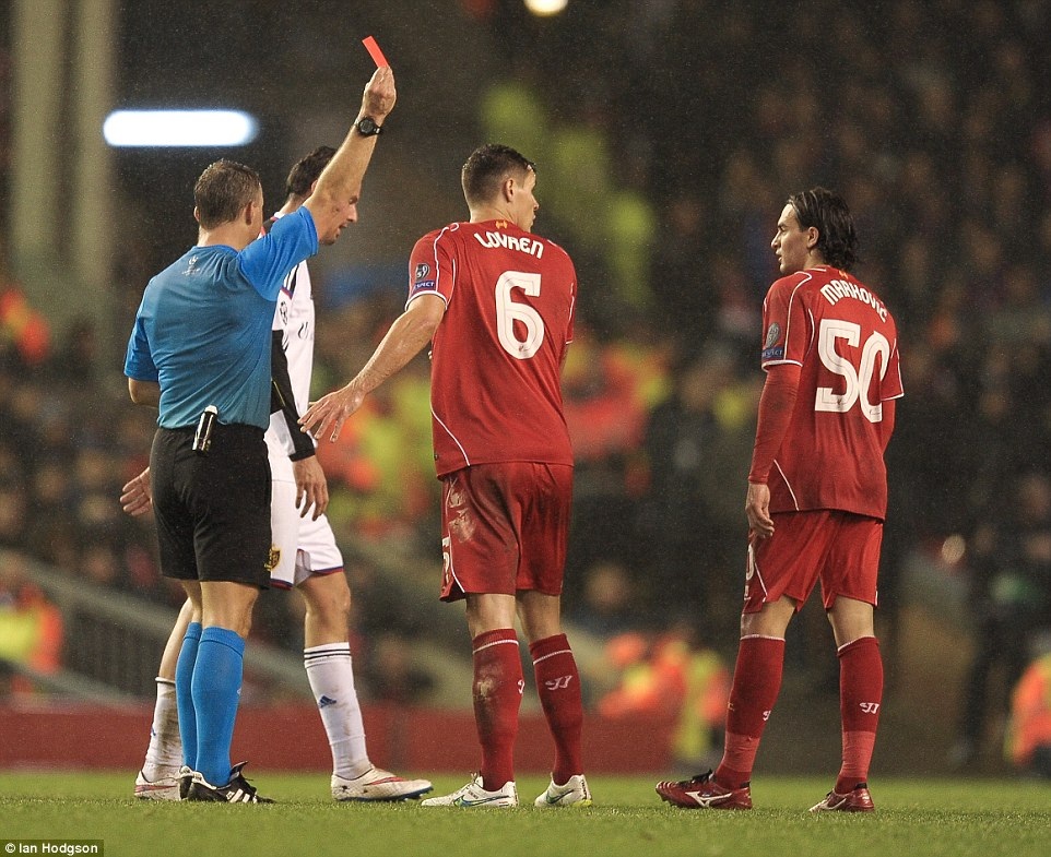 Hòa Basel, Liverpool ngậm ngùi chia tay Champions League - 2 Thẻ đỏ của Markovic đẩy Liverpool vào thế khó khăn