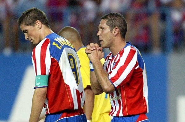 Fernando Torres trở lại Atletico: Nơi ấy con tìm về - 3 Torres và HLV Simeone khi còn là đồng đội ở Atletico