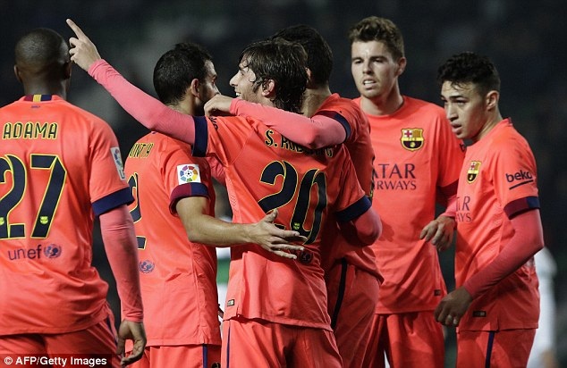 Thắng đậm Elche, Barca đụng độ Atletico ở tứ kết - 3 Barcelona sẽ chạm trán Atletico ở tứ kết Cúp nhà vua
