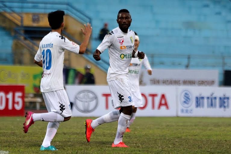 Công làm thủ phá, Hà Nội T&T bị chia điểm trên sân nhà - 1 Hà Nội T&T đã có lợi thế sớm - Ảnh: Gia Hưng