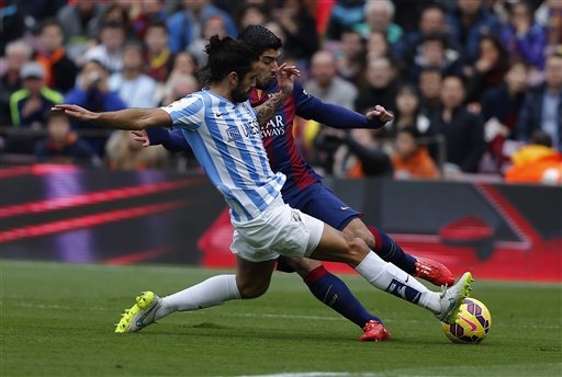 Barcelona gục ngã cay đắng trước Malaga tại Nou Camp - 1 Malaga đã chơi một thế trận đầy hợp lý