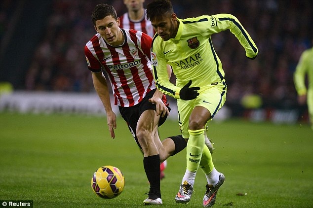 Thắng đậm Bilbao, Barcelona áp sát Real Madrid - 3 Neymar ghi bàn liên tục trong các trận đấu gần đây cho Barcelona