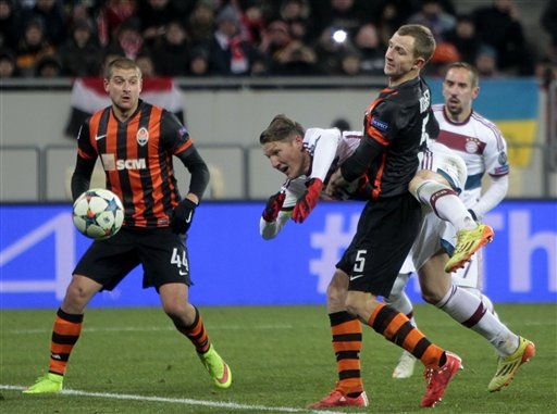 Shakhtar Donetsk 0-0 Bayern Munich: Thiếu bàn thắng, thừa thẻ phạt - 1 Các chân sút Bayern Munich tỏ ra rất vô duyên trên sân Lviv