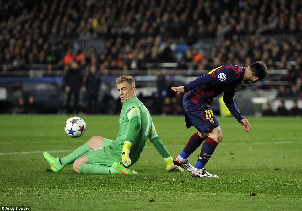 Messi thực sự bất ngờ trước tài năng của Joe Hart