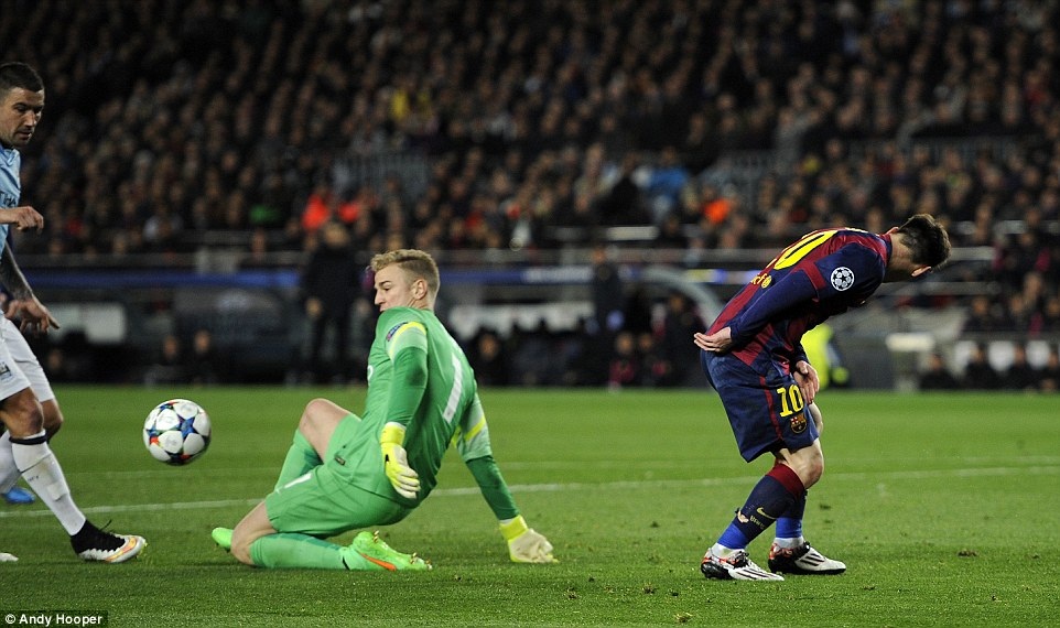 Man City đã bị Barca áp đảo hoàn toàn về thế trận