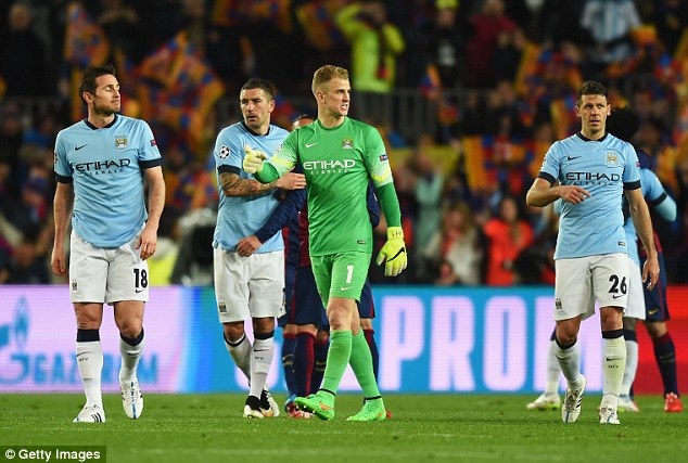 Joe Hart xứng đáng là người hùng của Man City tại Nou Camp