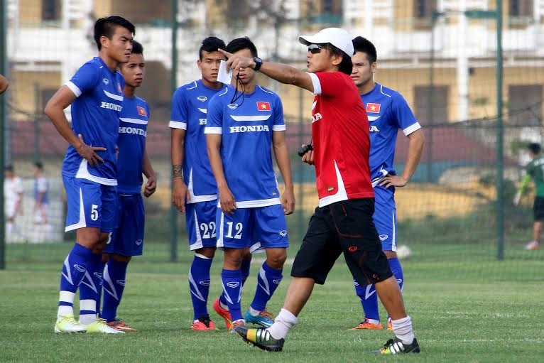 HLV Miura xem trọng mọi mục tiêu của bóng đá Việt Nam trong năm - Ảnh: Gia Hưng