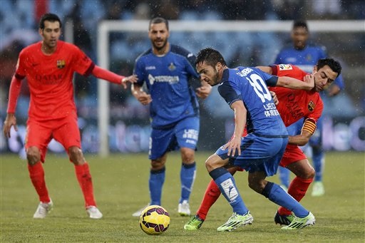 Barcelona tăng tốc trong cuộc đua vô địch La Liga? - 1 Getafe luôn chơi rắn và áp sát mỗi khi đối đầu Barcelona