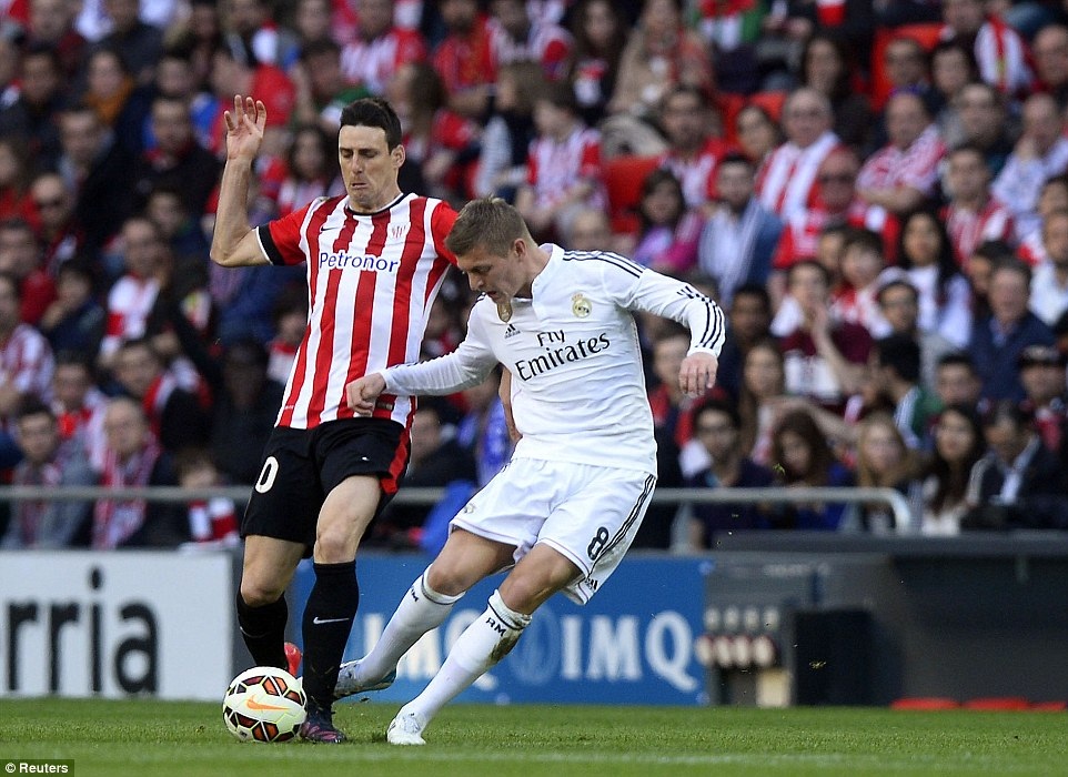 Real Madrid bế tắc hoàn toàn trước Bilbao đầy sức mạnh