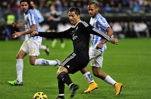 Real Madrid - Malaga: Khát vọng giành ngôi đầu bảng - 1 C.Ronaldo vẫn là cầu thủ đáng chú ý nhất tại Bernabeu đêm nay