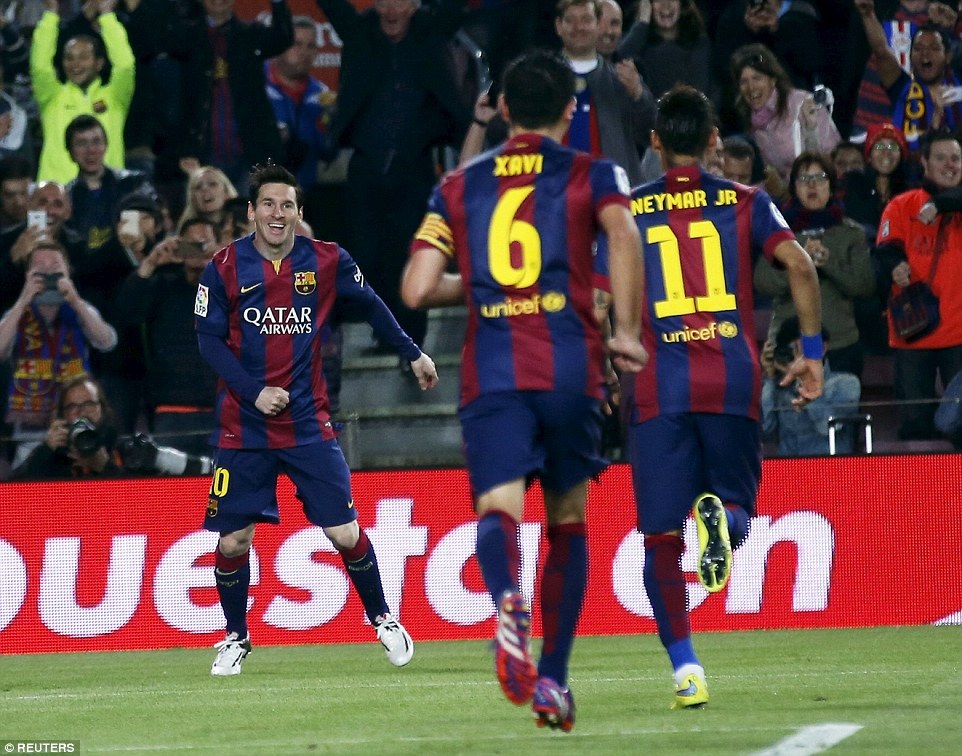 Barca 6-0 Getafe: Messi và Suarez lập cú đúp - 3 Neymar và Xavi cũng tỏa sáng trong chiến thắng của Barcelona