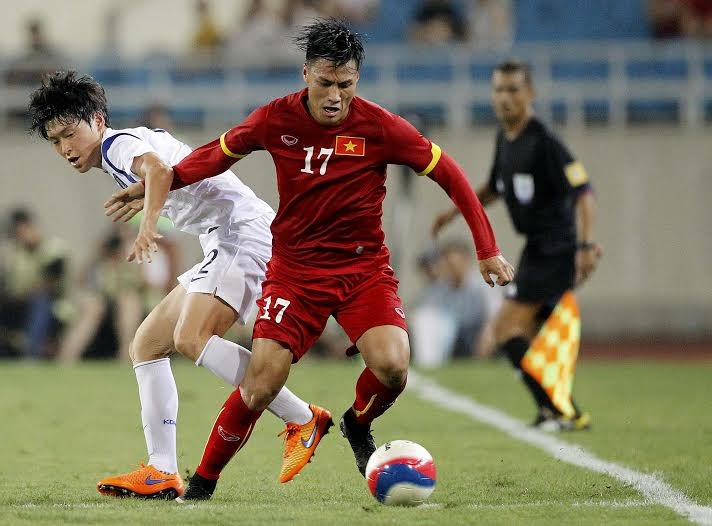 U23 Việt Nam cầm hòa thành công U23 Hàn Quốc - 1 Mạc Hồng Quân đã có một trận đấu khá nhạt nhòa - Ảnh: Gia Hưng