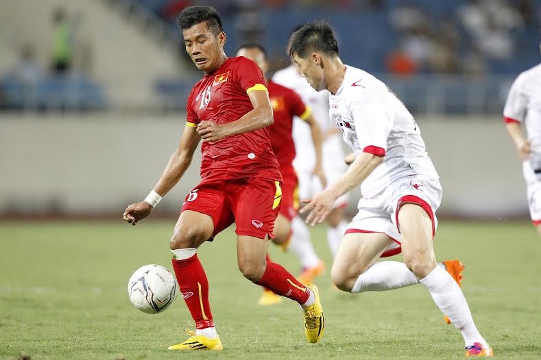 Đội tuyển Việt Nam hòa tiếc nuối trước Triều Tiên - Ảnh: Gia Hưng