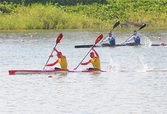 Canoeing đã thi đấu không thành công khi chỉ về đích thứ 5