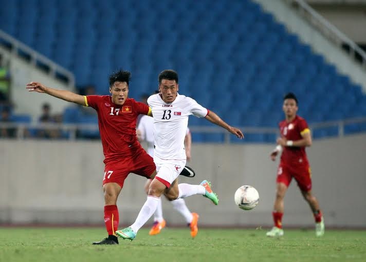 Mạc Hồng Quân nhiều khả năng sẽ sắm vai trung phong của đội tuyển U23 Việt Nam (ảnh: Gia Hưng)