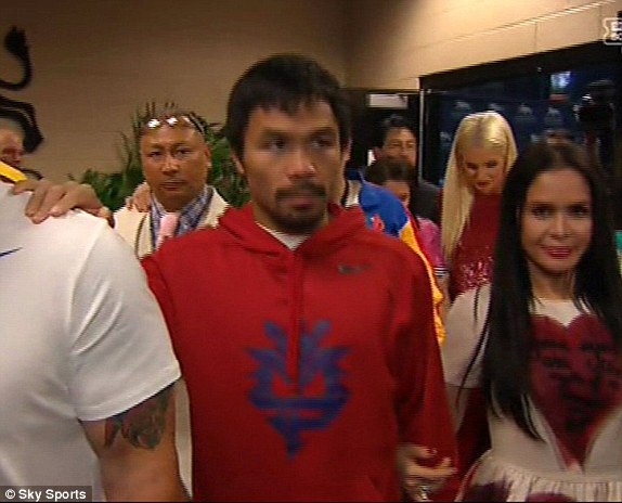 Pacquiao tỏ ra hết sức tự tin trước trận đấu