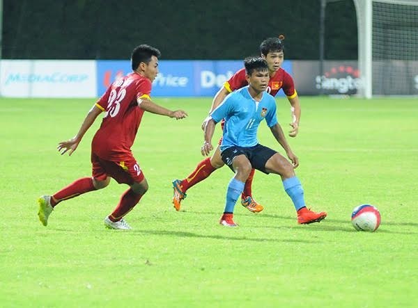 Mãi đến phút 66, U23 Việt Nam mới có bàn thắng mở tỷ số