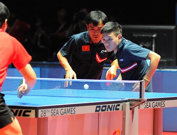Bóng bàn đôi nam Việt Nam chỉ giành HCĐ ở SEA Games 28