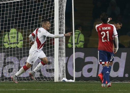 Hạ Paraguay, Peru giành hạng ba Copa America 2015 - 3 Guerrero ấn định thắng lợi 2-0 cho Peru ở cuối trận