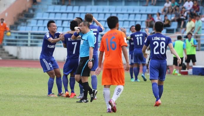 Đánh bại SHB Đà Nẵng, B.Bình Dương vững ngôi đầu bảng - 3 Niềm vui chiến thắng của B.Bình Dương - Ảnh: Khánh Quang