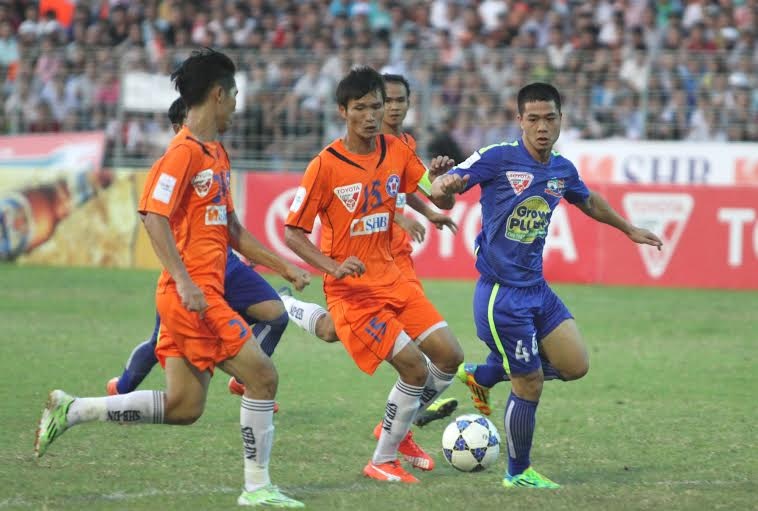 Gục ngã trước SHB Đà Nẵng, HA Gia Lai trở lại mặt đất - 1 SHB Đà Nẵng (can) đã chơi trên cơ hoàn toàn
