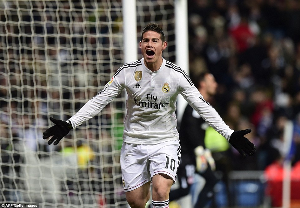 Nhìn lại 90 phút Real Madrid đánh gục Sevilla tại Bernabeu - 3 Bàn thắng của James Rodriguez giúp Real Madrid giải tỏa nhiều áp lực