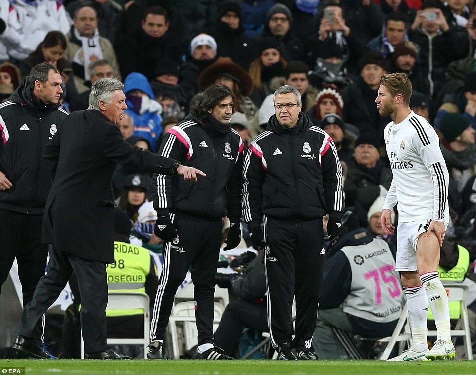 Nhìn lại 90 phút Real Madrid đánh gục Sevilla tại Bernabeu - 6 Real Madrid không may mắn khi Sergio Ramos chấn thương