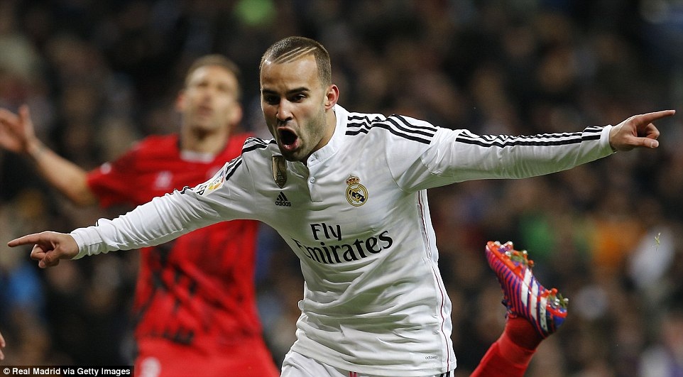 Nhìn lại 90 phút Real Madrid đánh gục Sevilla tại Bernabeu - 9 Niềm vui của Jese với bàn thắng trong lần hiếm hoi được ra sân