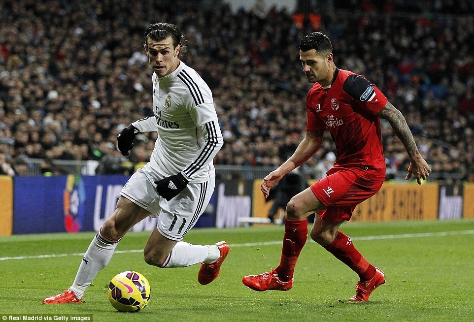 Nhìn lại 90 phút Real Madrid đánh gục Sevilla tại Bernabeu - 13 Bale thi đấu khá nhạt nhòa ở trận đấu này