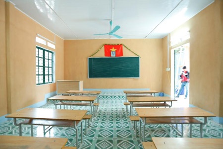 Để mỗi ngày ở lớp học vùng cao là một ngày vui - 2 Lớp học mới khang trang sẽ mang đến những trải nghiệm học tập tốt hơn cho các em
