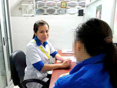Tư vấn cho bệnh
nhân tại Trung tâm Giám định pháp y tâm thần TP HCM