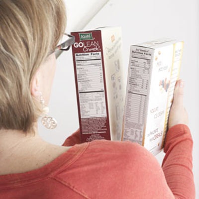 Chọn thực phẩm
theo bao bì