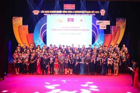 Các doanh nghiệp tại lễ trao giải