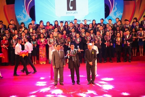 Các doanh nghiệp tại lễ trao giải