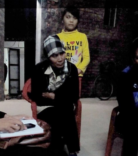 Bà nội cháu Nhi đau
buồn kể lại sự việc