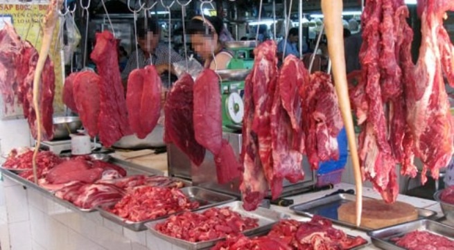 Mẹo phân biệt thịt lợn sề, trâu nái "hô biến" thành thịt bò - 1 Rất khó phân biệt bằng mắt thường thịt bò giả - thật. Ảnh
minh họa.