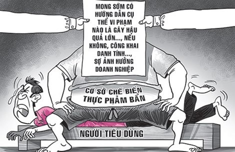 Công khai danh tính cơ sở thực phẩm sai phạm? - 1 Cơ quan chức năng có
quyền công khai