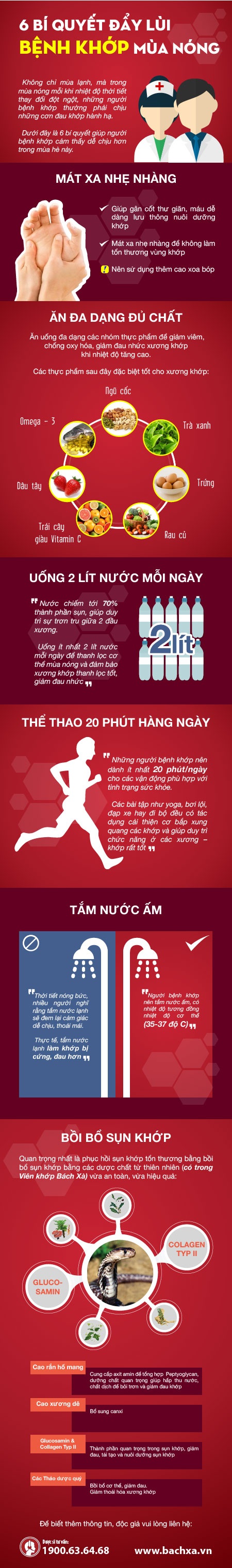 6 bí quyết đẩy lùi bệnh khớp mùa nóng