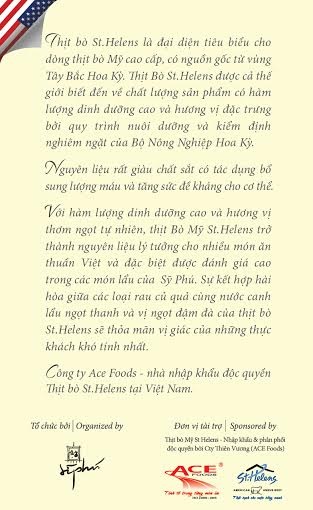 Bò Mỹ St. Helens Thượng Hạng - Ưu đãi Vàng cho Ẩm Thực Sang - 5 Chi tiết chương trình “Mua 4 tặng 1”