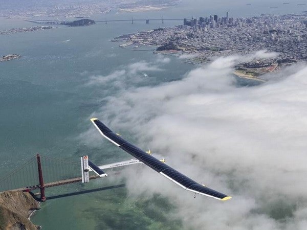 Máy bay chạy bằng năng lượng Mặt Trời Solar Impulse 2. (Ảnh: xcitefun.net)