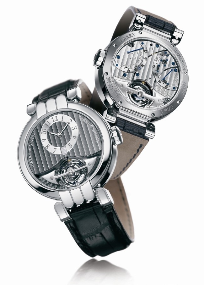 Mẫu đồng hồ Excenter Tourbillon do Peter
Speake-Marin chế tác cho Harry Winston.