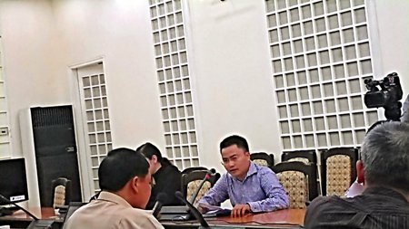 Sắp có vắc xin cúm A/H7N9 trên người - 1 Đại diện Bộ Ngoại giao đang phát biểu tại cuộc họp