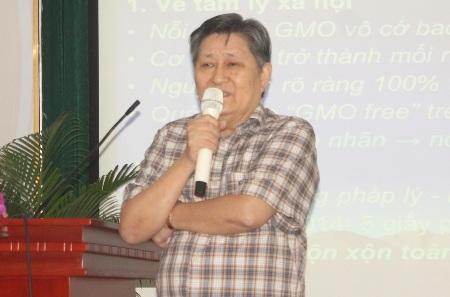 GS.TS. Lê Đình Lương,
Chủ tịch Hội Di truyền học Việt Nam (Ảnh: T. Nguyên)