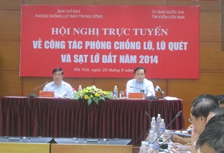 250 đợt lũ quét, gây thiệt hại hơn 3.300 tỷ trong 14 năm - 1 Phó Thủ tướng Hoàng Trung Hải chủ trì Hội nghị (Ảnh N.A)