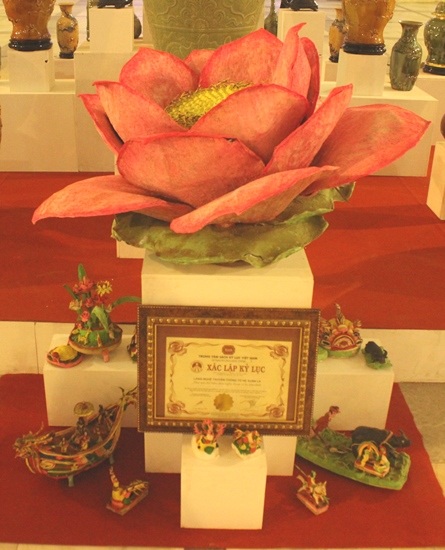 Làng nghề truyền thống tò he Xuân La xác lập Kỷ lục Việt Nam