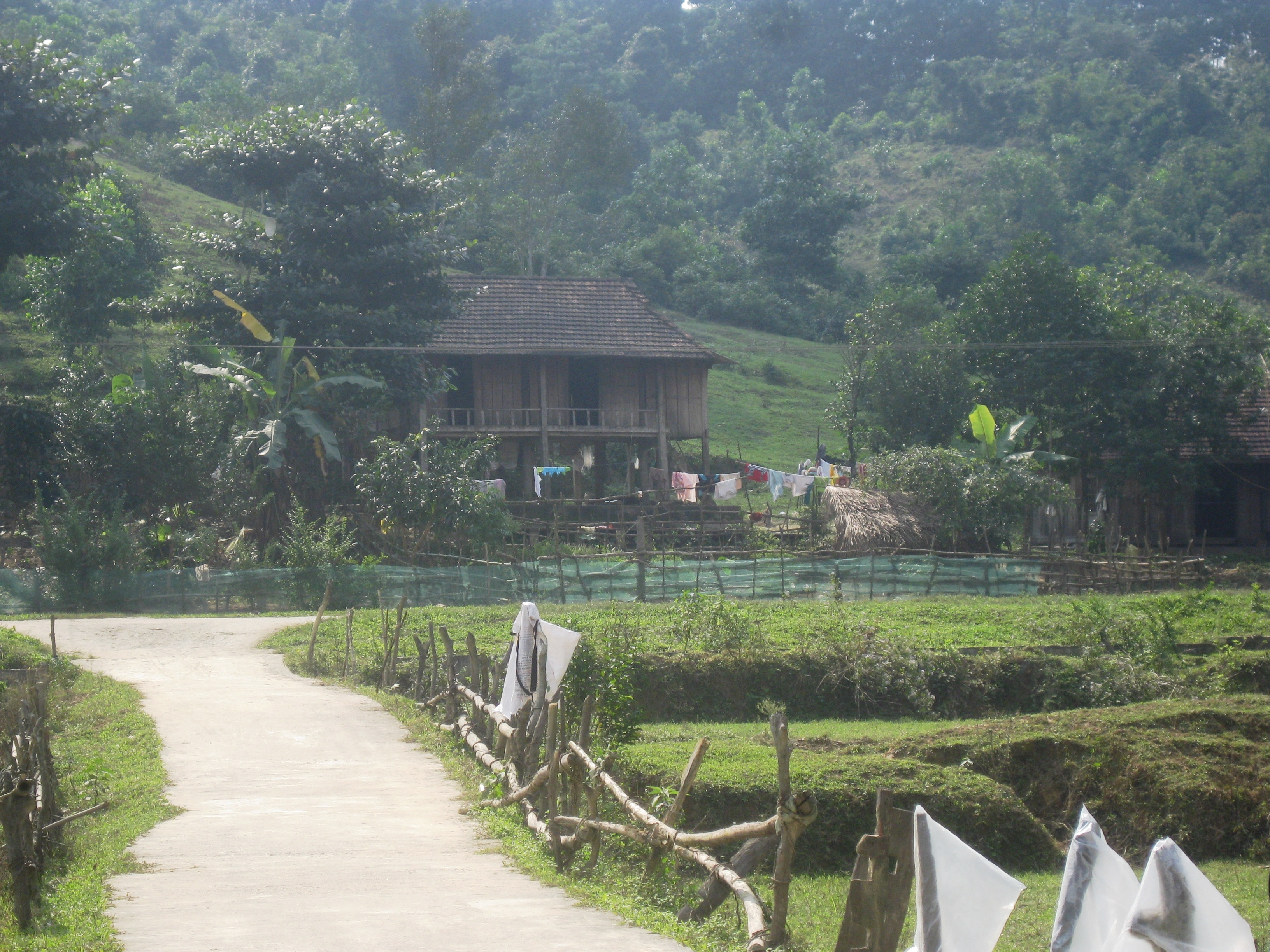 Nữ bí thư đoàn 9X viết chữ đẹp của đồng bào Chứt - 1 Một góc bản Rào Tre